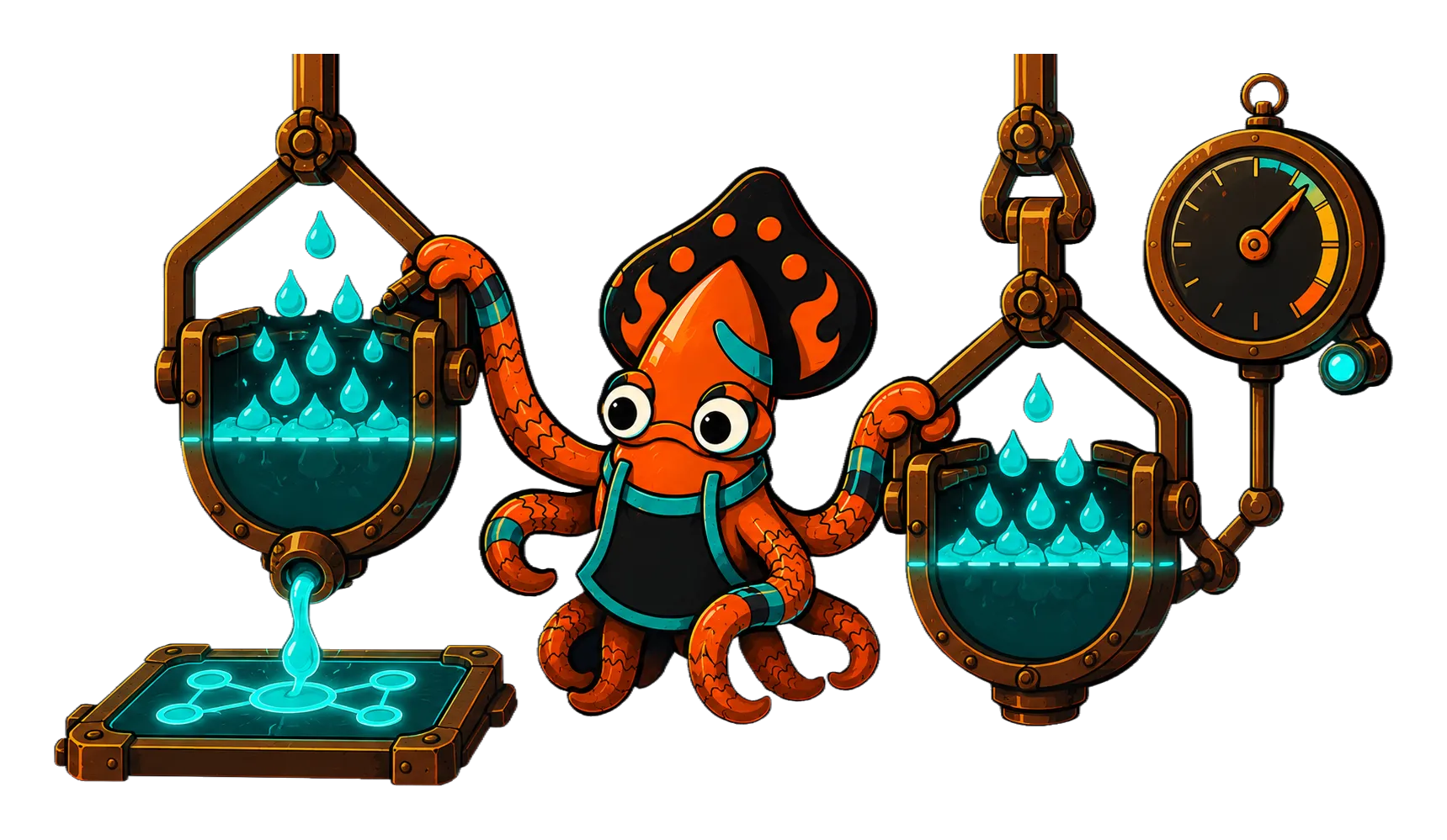 Reservoir buffering and releasing in batches